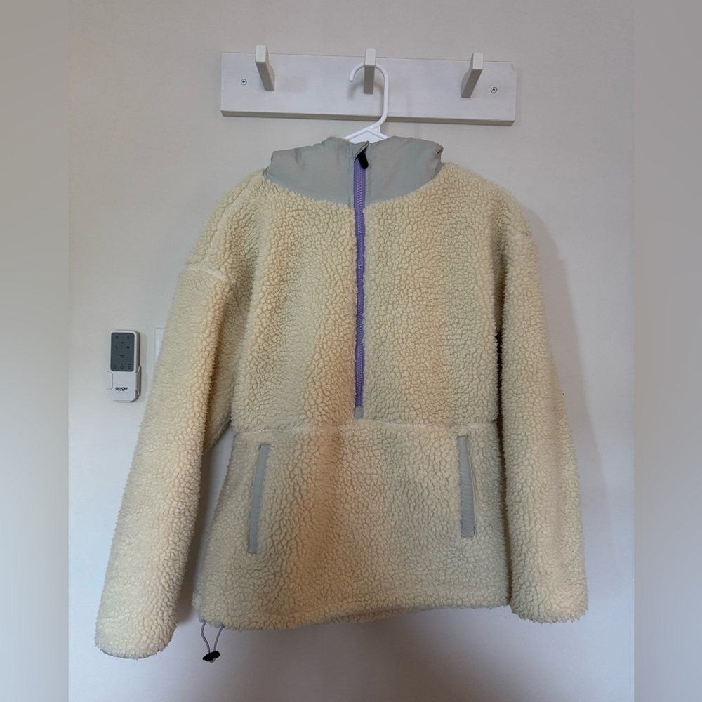 Backcountry Cream Fleece Pullover (S)